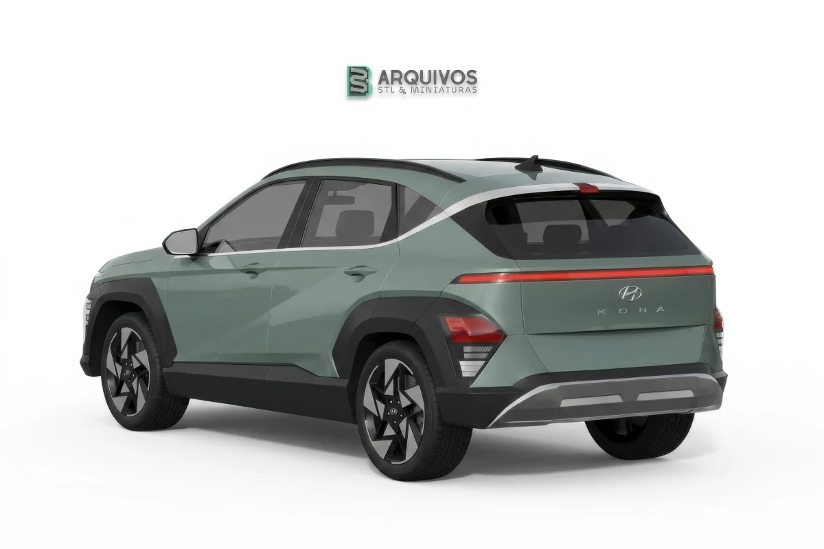 Modelo 3D STL - Hyundai Kona 2024 — foto 3